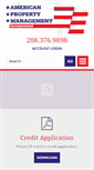 Mobile Screenshot of americanpropertymanagement.com